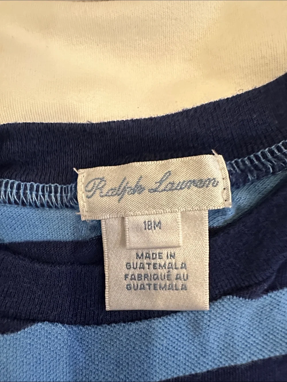 Ralph Lauren Boys Polo & Striped Tee Set in Light Blue, White, Navy